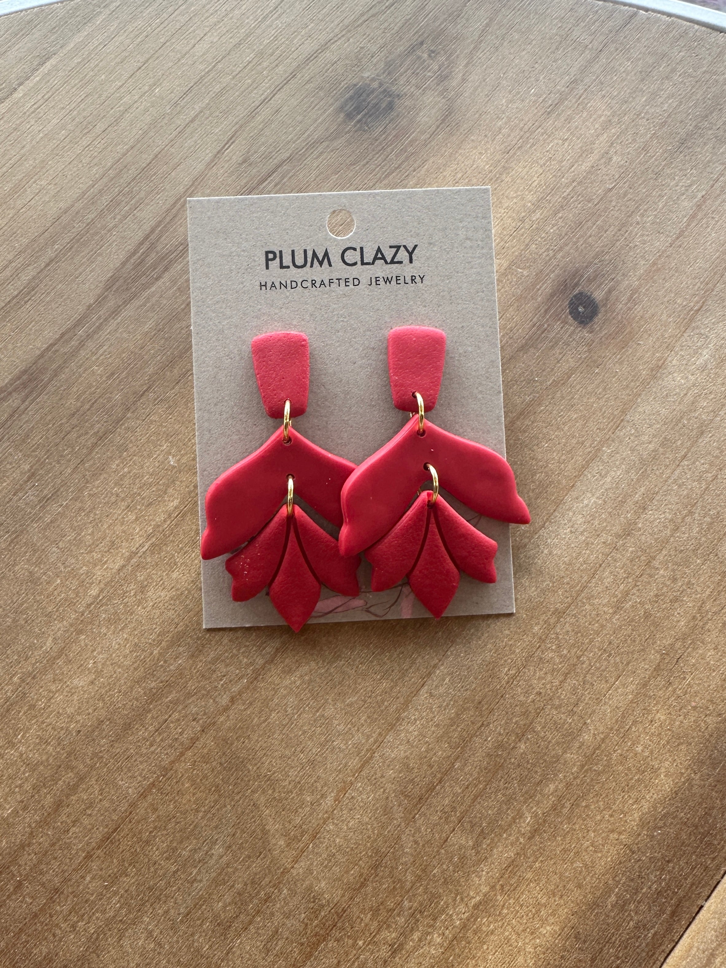 Red Tiered Dangle
