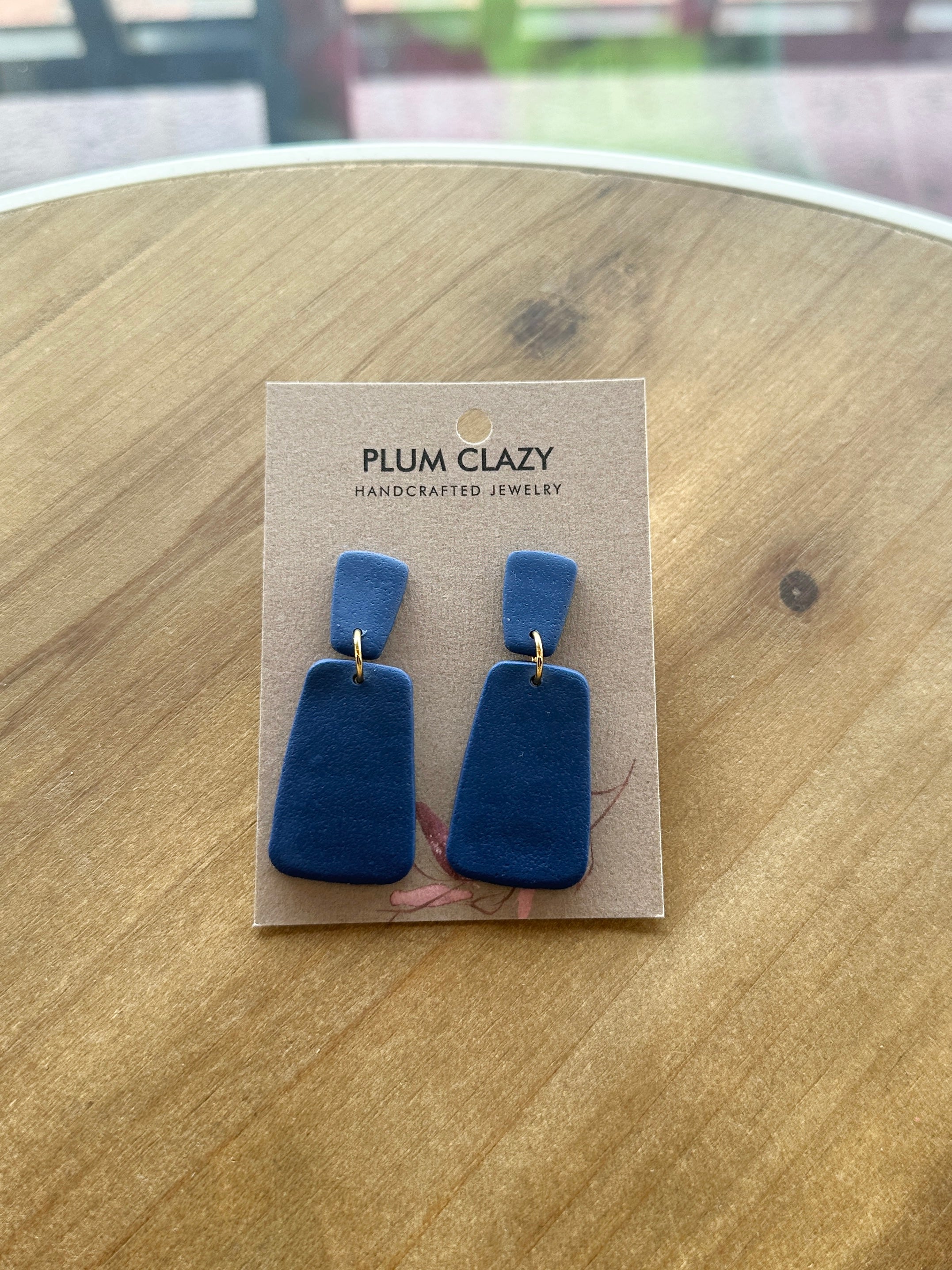 Solid Navy Dangle