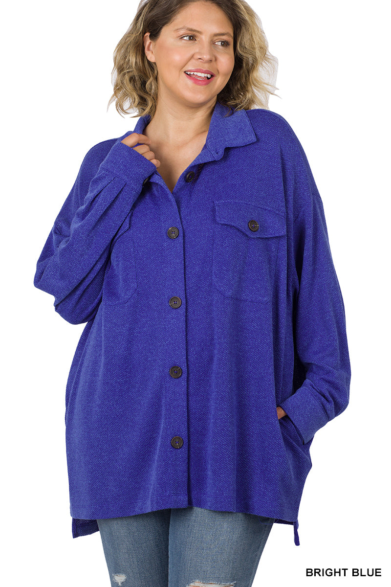 Jacquard Shacket