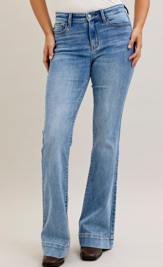 Judy Blue Wide Hem Flares