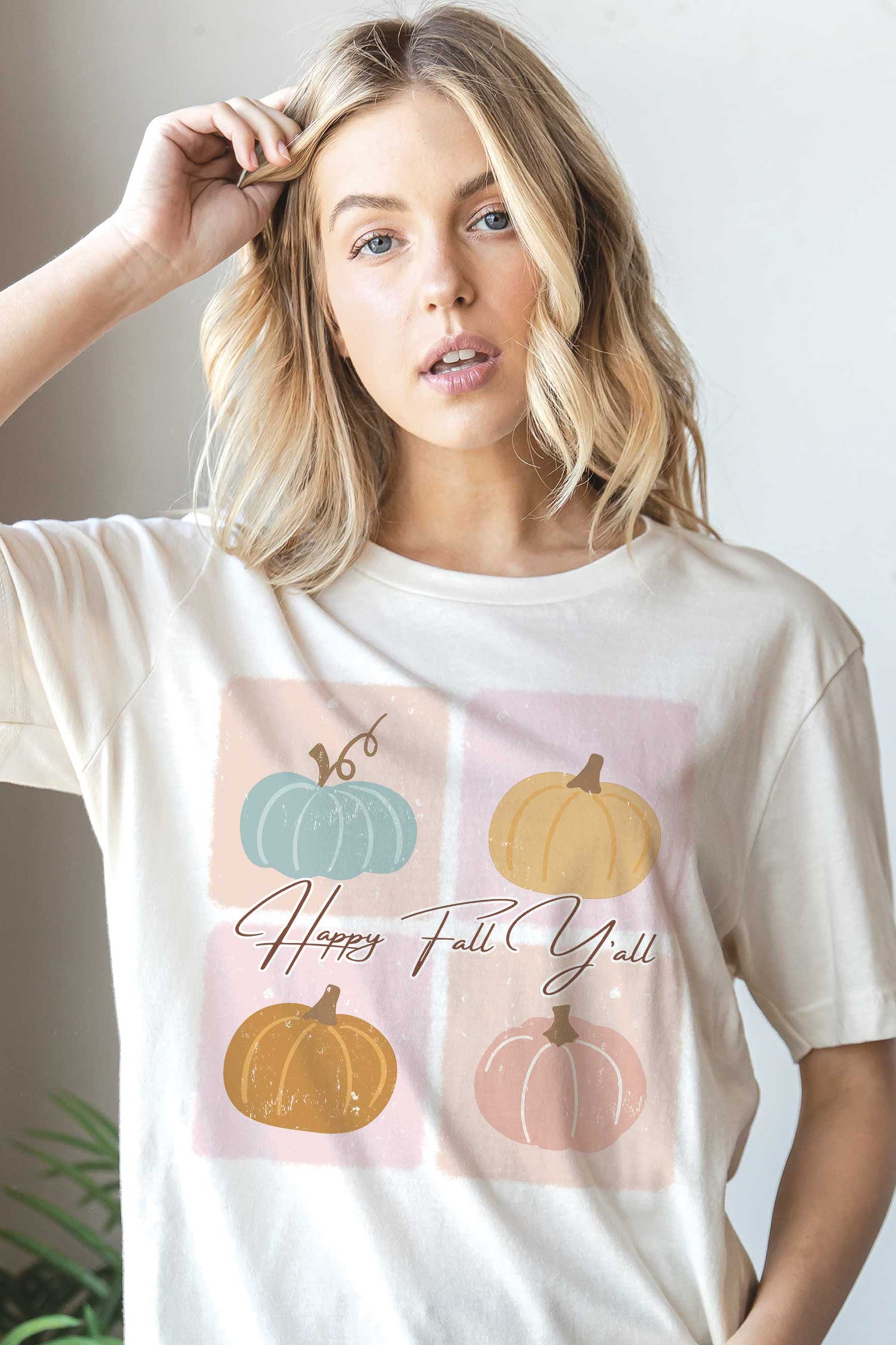 Happy Fall Y'all Tee