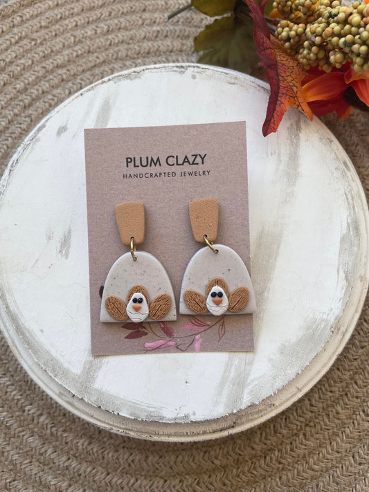 Turkey Clay Earrings